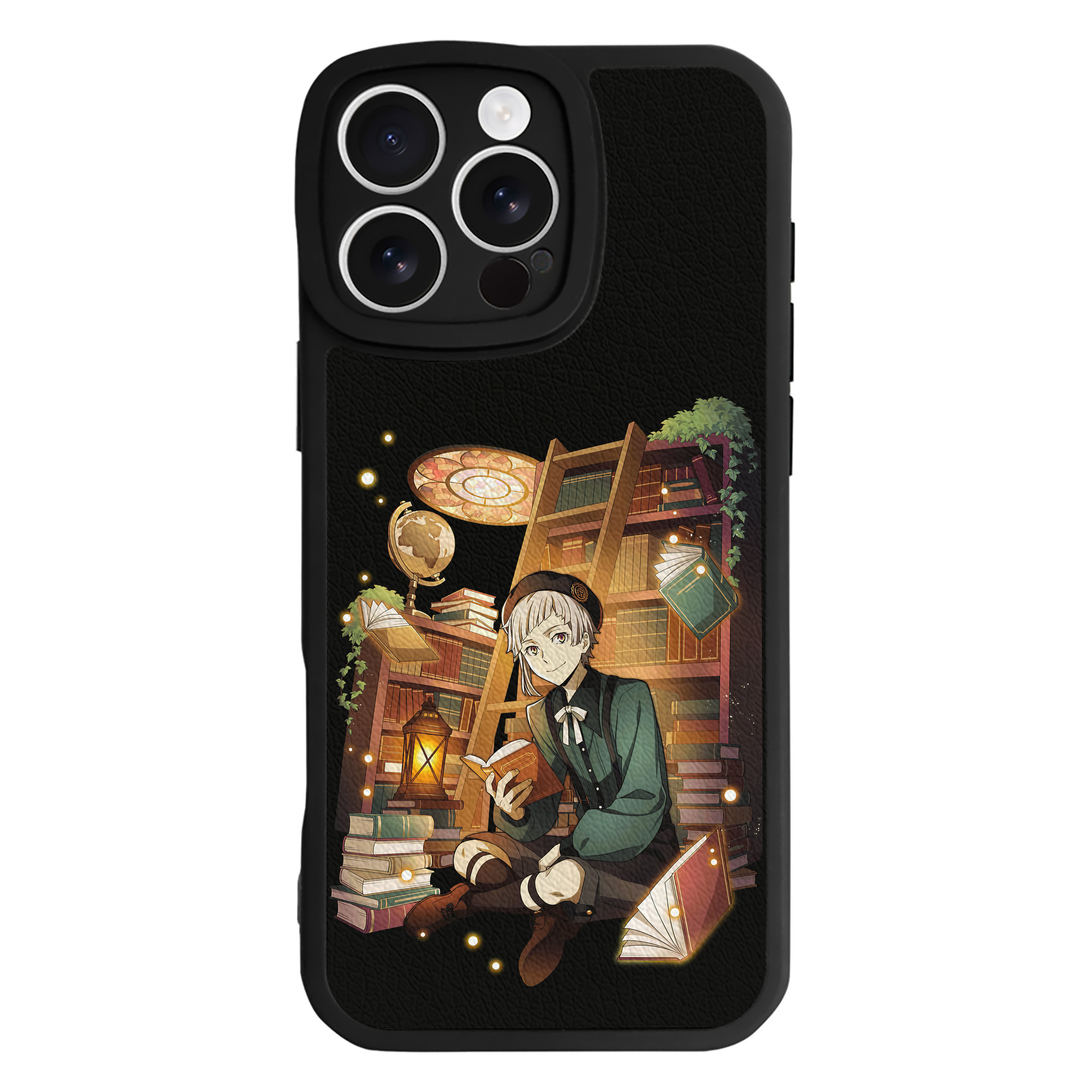 （画像用） 文豪ストレイドッグス Bungo Stray Dogs 【iPhone 16シリーズ対応】シリコンスマホケース（レザー調） 材質：シリコン